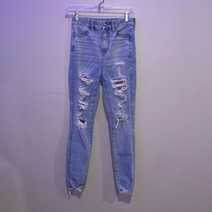 American Eagle Ripped Skinny Jeans